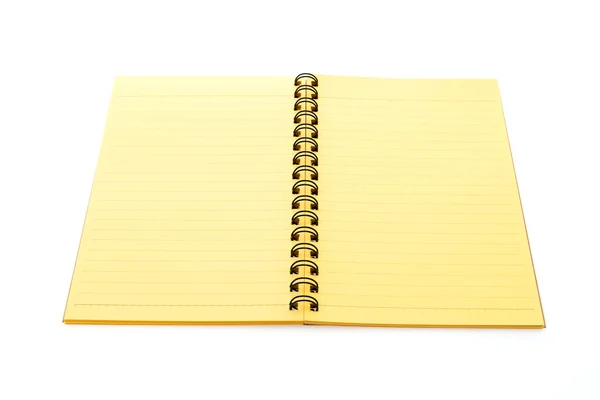 Üres notebook, fehér — Stock Fotó