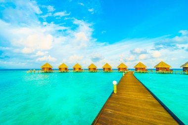 Güzel Maldivler ada