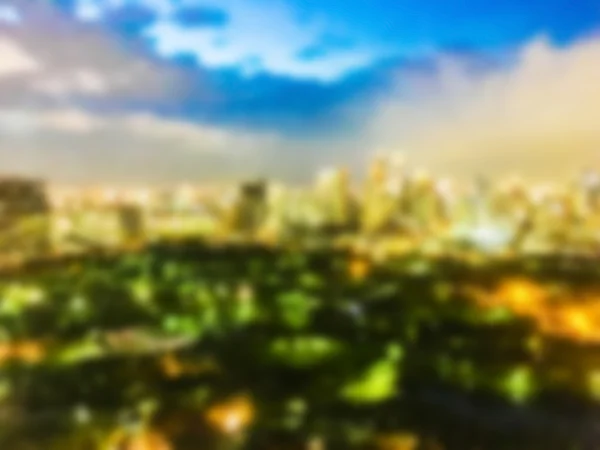 Abstrakt oskärpa bangkok city — Stockfoto