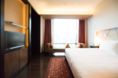 Soyut bulanıklık yatak odası