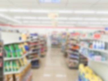 Soyut bulanık alışveriş merkezi