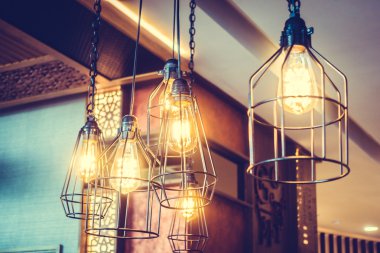 Vintage ışık lamba