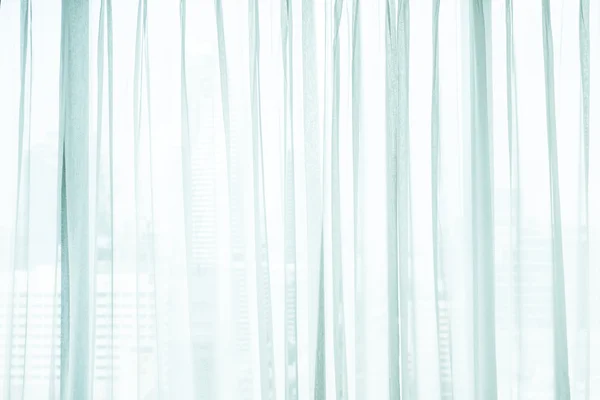 Witte gordijn windows — Stockfoto