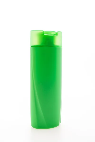 Boş kozmetik ve şampuan şişesi — Stok fotoğraf
