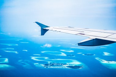 Güzel Maldivler ada