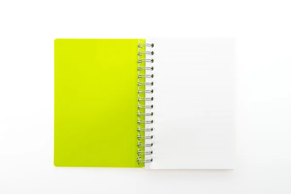 Färgglada tom anteckningsbok — Stockfoto