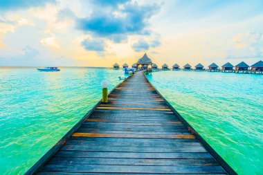 Güzel Maldivler ada