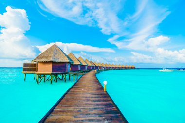 Güzel Maldivler ada