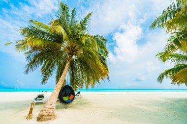 Güzel Maldivler ada