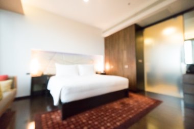 Soyut bulanıklık yatak odası