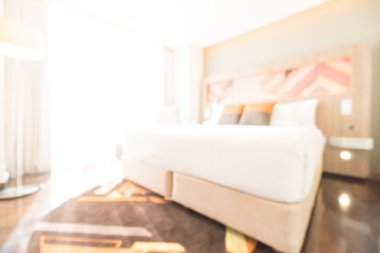 Soyut bulanıklık yatak odası