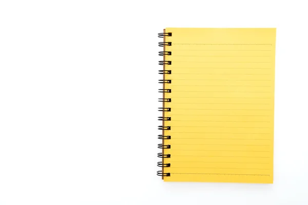 Blank notebook on white — Stock Photo, Image