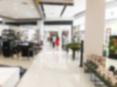 Soyut bulanık alışveriş merkezi