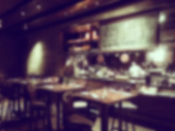 Abstract blur restaurant interior — Stock Photo, Image