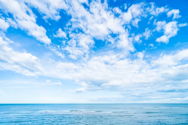 White cloud on blue sky and sea Stock Image