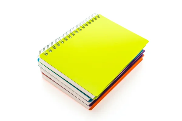 Kleurrijke blanco notebook — Stockfoto