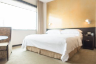 Soyut bulanıklık yatak odası