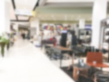 Soyut bulanık alışveriş merkezi