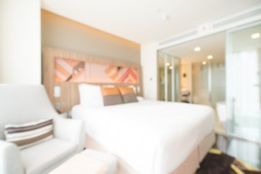 Soyut bulanıklık yatak odası