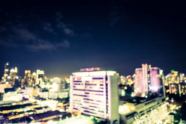 Abstrakte Unschärfe Bangkok Stadt — Stockfoto