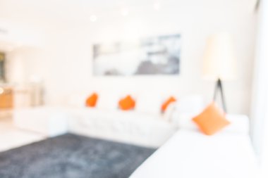 Soyut bulanıklık oturma odası