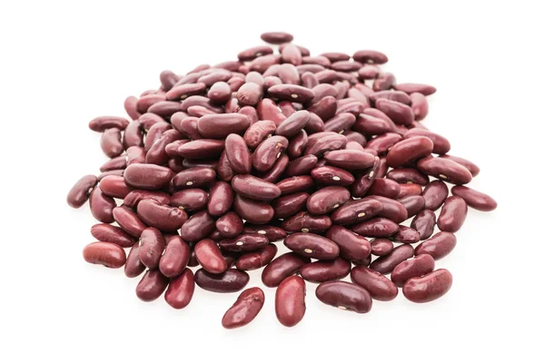 Frijoles rojos sobre blanco — Foto de Stock