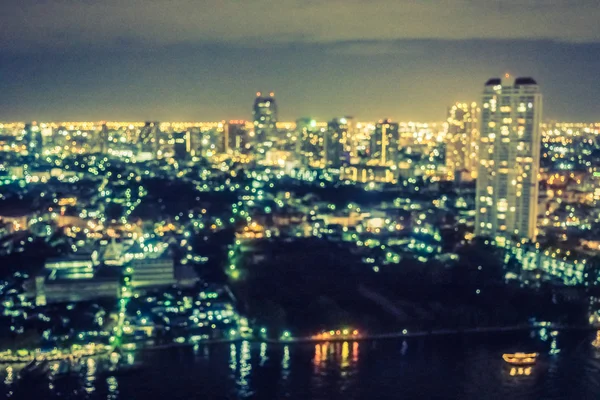 Abstrakte Unschärfe Bangkok Stadt — Stockfoto