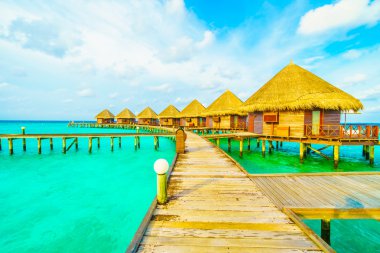 Güzel Maldivler ada