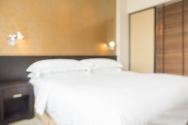 Soyut bulanıklık yatak odası