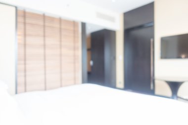 Soyut bulanıklık yatak odası