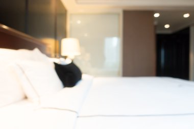 Soyut bulanıklık yatak odası