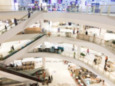 Soyut bulanık alışveriş merkezi