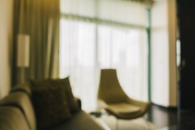 Soyut bulanıklık oturma odası