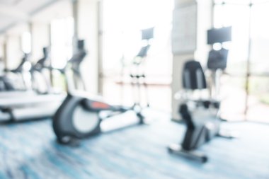 Fitness ve spor salonu oda bulanıklık