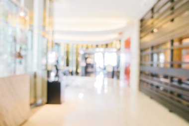 Otel lobisinde bulanıklık