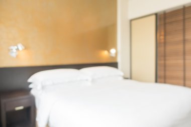 Soyut bulanıklık yatak odası