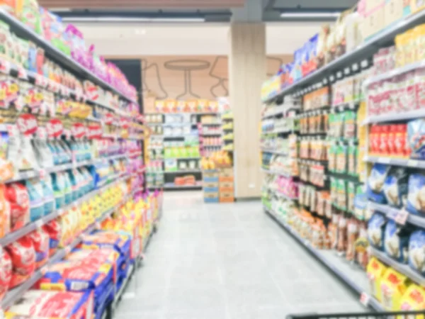 抽象的なぼかしのスーパー マーケット — ストック写真