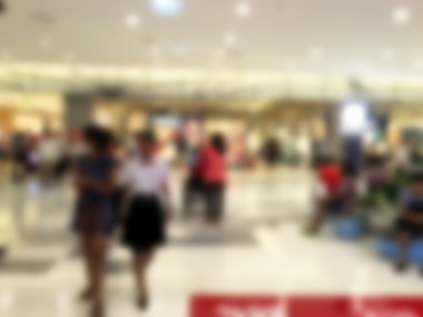 Soyut bulanık alışveriş merkezi