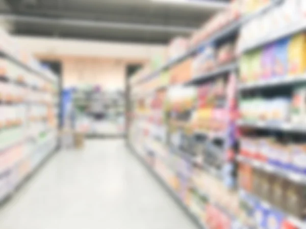 Flou supermarché et magasin de détail — Photo