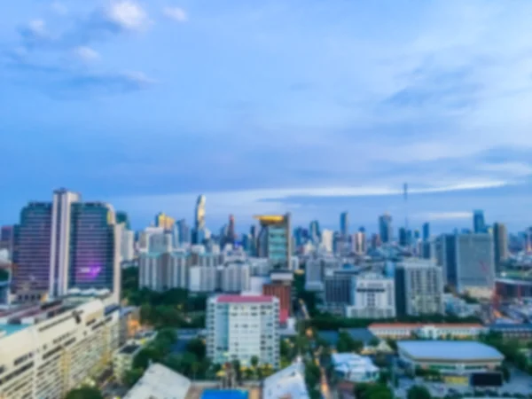 Abstrato borrão bangkok cidade — Fotografia de Stock