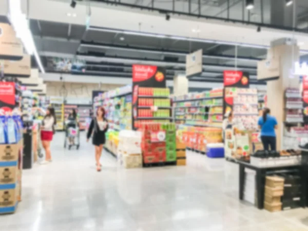 Анотація розмиття супермаркет — стокове фото