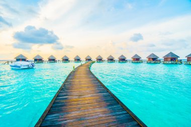 Güzel Maldivler ada