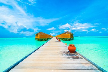 Güzel Maldivler ada