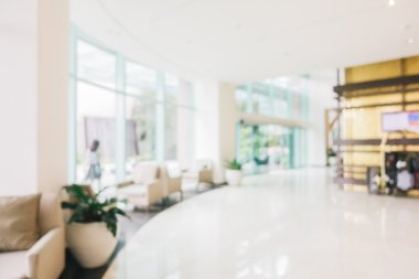 Otel lobisinde bulanıklık