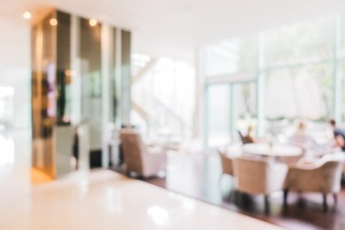 Otel lobisinde bulanıklık