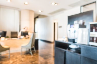 güzel lüks otel ve lobi bulanıklığı