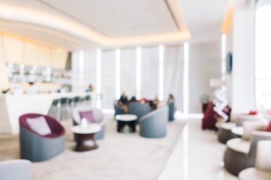 Otel lobisinde bulanıklık