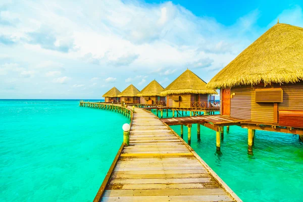 Belle île tropicale des Maldives — Photo