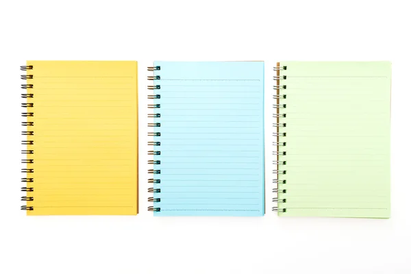 Cuadernos en blanco coloridos — Foto de Stock