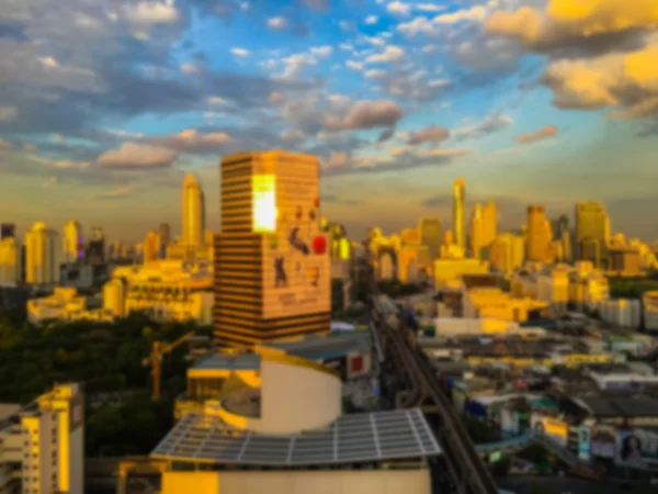 抽象模糊曼谷市 — 图库照片